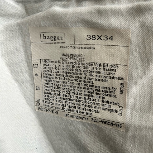 Haggar Mens Vintage Black Label Dress Pants 38x34 - Picture 7 of 7